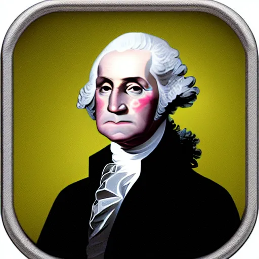 Image similar to george washington in the modern times, colored hd, modern times, 1 st president, rtx on, uhd 4 k