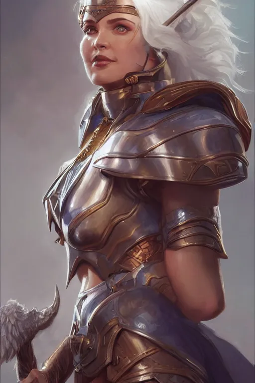 Image similar to amazon valkyrie athena, d & d, fantasy, portrait, highly detailed, headshot, digital painting, trending on artstation, concept art, sharp focus, illustration, art by artgerm and greg rutkowski and magali villeneuve