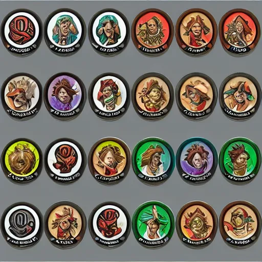 Image similar to dnd heroes tokens