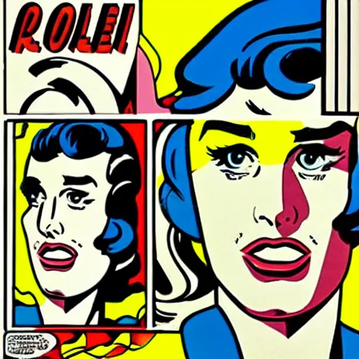 Image similar to roy lichtenstein, pop art, comic book