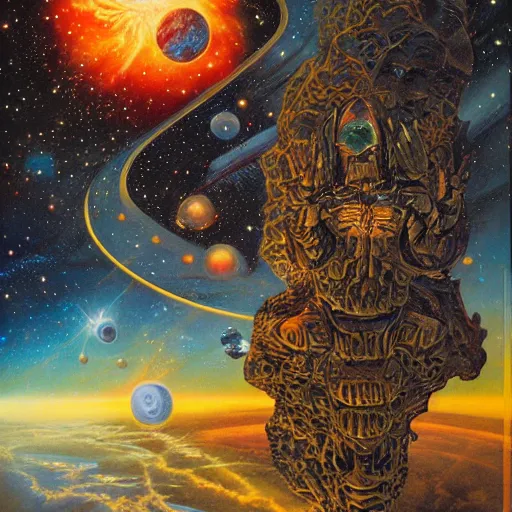 Image similar to Liminal space in outer space by Jeff Easley