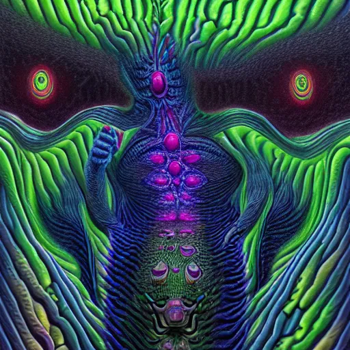 photorealistic alien creature as a dmt entity in the | Stable Diffusion ...