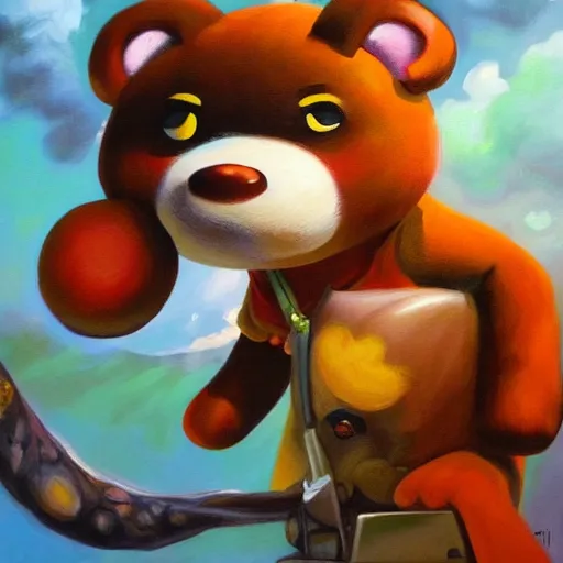 Image similar to detailed portrait of animal crossing isabelle intricate, hyper detailed, realistic, oil painting, by julie bell, frank frazetta, cinematic lighting