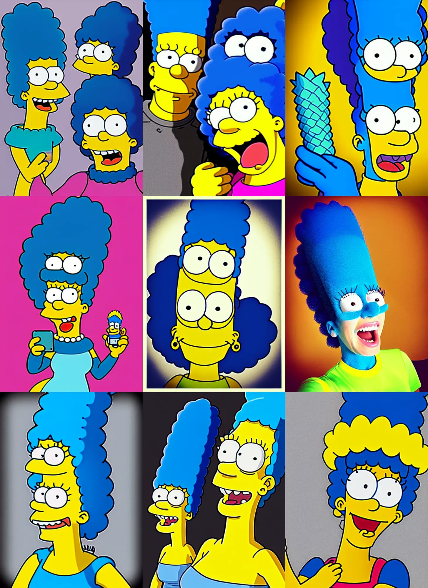 marge simpson selfie for instagram | Stable Diffusion | OpenArt