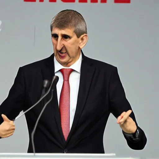 Image similar to andrej babis as a lego figurine