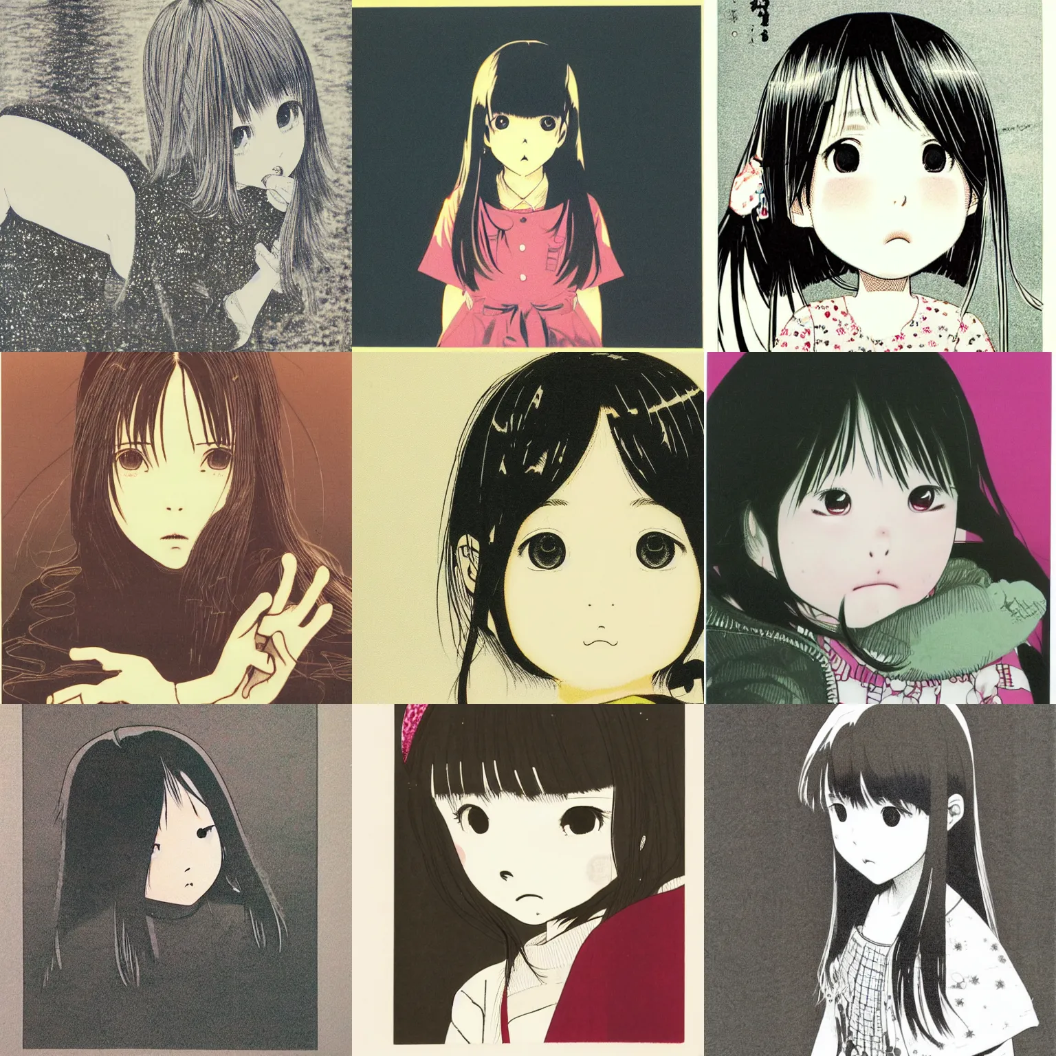 Image similar to a pretty little girl, by asano inio,