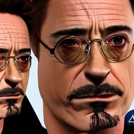 Prompt: photorealistic 3d model of robert downey jr.