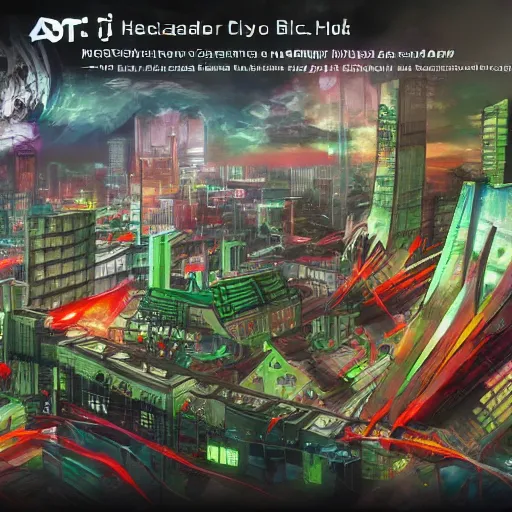 Image similar to bio hazard city, trending on artstation, anime style 4 k