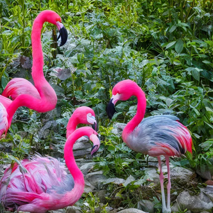 Image similar to flamingo lawn monsters at vanvcouver,british columbia,canada