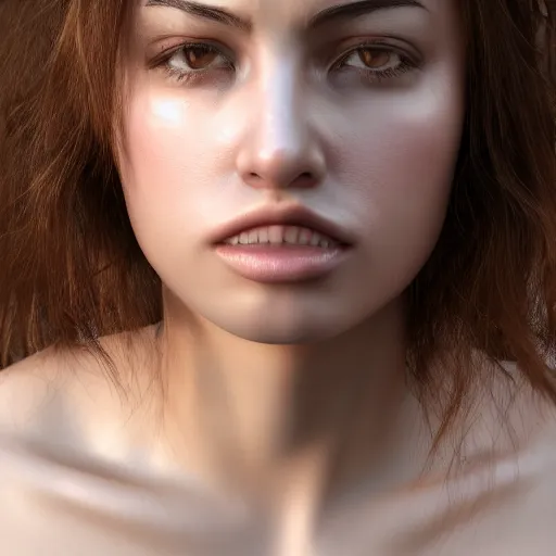 Prompt: smooth face french woman, realistic, photo studio, HDR, 8k, trending on artstation