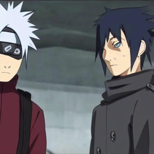 Image similar to Kakashi sensei from Naruto in Sword Art Online Movie Adaptation