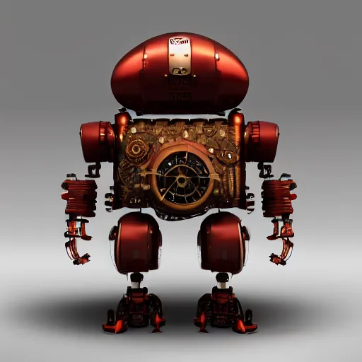 Image similar to steampunk reishi robot, ultra detailed, highly detailed, 8 k, trending on artstation, award - winning art,