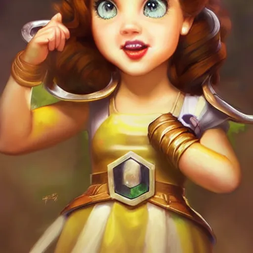 Image similar to cute princess daisy from super mario as realistic brunette human character art portrait, matte fantasy painting, deviantart artstation, by jason felix by steve argyle by tyler jacobson by peter mohrbacher, cinema c 9. 0