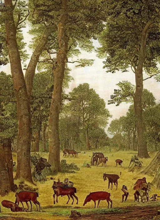 Image similar to The New Forest was once the stomping ground of William the Conqueror, who claimed it as his ownin 1079. He restricted use of the forest so that only he and the aristocracy could use it – to hunt wild boar and deer. In 1100, one of William’s sons was killed by an arrow while hunting there; another son suffered a similar death some years earlier (the exact year is unknown). Many think this was revenge on William for claiming the forest as his own and forcing the locals out.