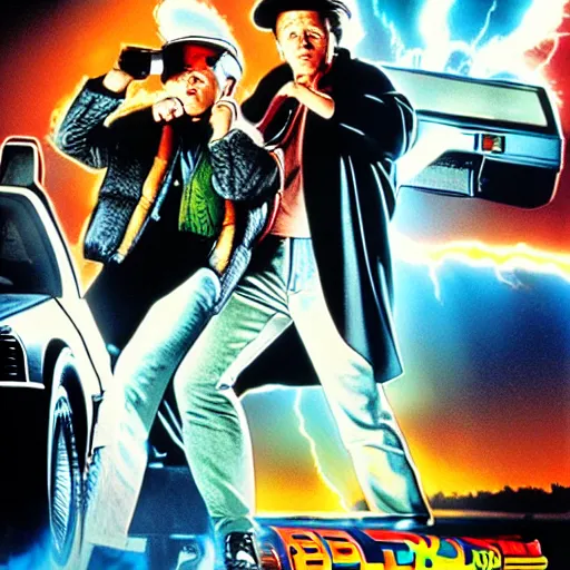 Prompt: back to the future ii by christopher nolan