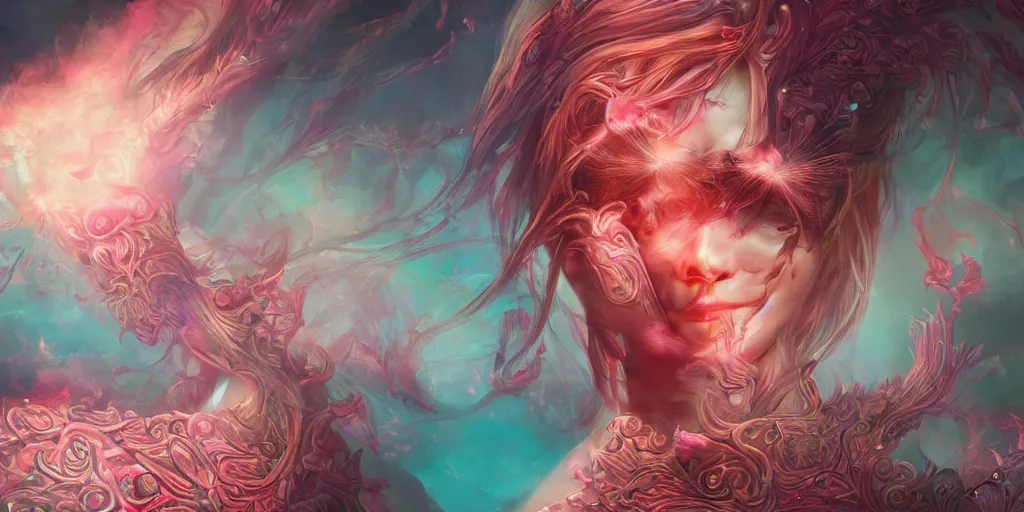 Image similar to dreamscape, female, ross tran, vivid colors, anatomical, highly detailed sculpture, intricate detailed, ommatidia, 8 k, cinematic atmosphere, post - processing