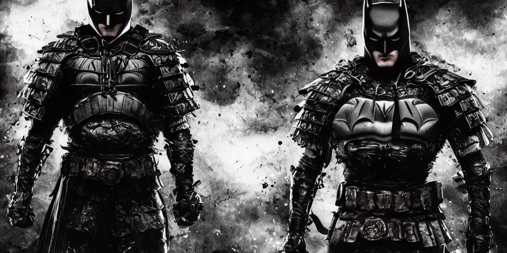 Prompt: samurai batman, gotham city, gritty style, 4 k,