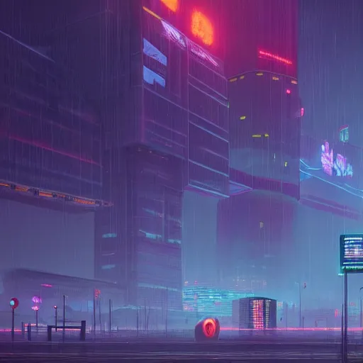 Prompt: Cyberpunk sad, Simon Stålenhag, 4k digital art