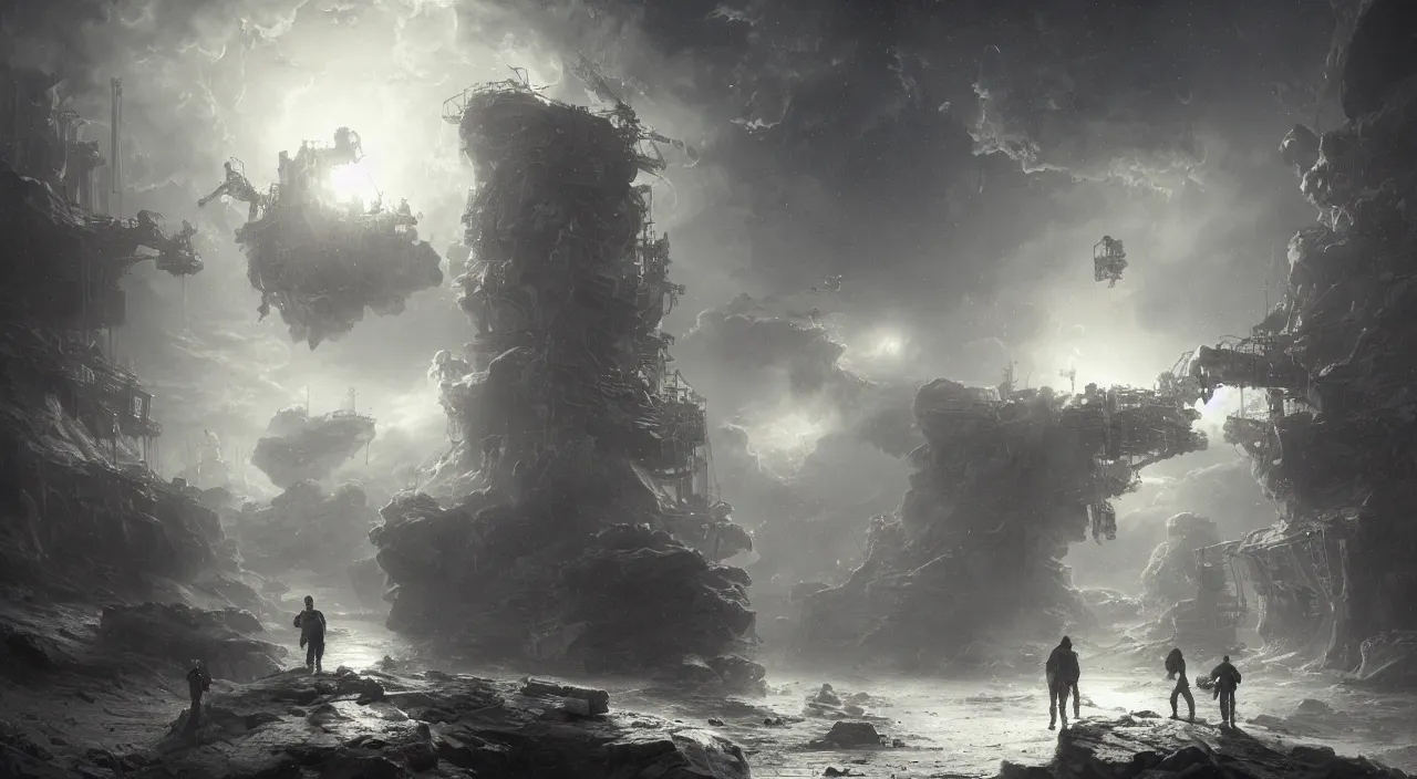 Image similar to curiosity on europa. andreas achenbach, artgerm, mikko lagerstedt, zack snyder, tokujin yoshioka