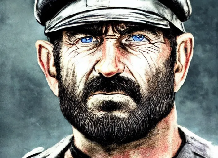 Prompt: a portrait of captain price form call of duty modern warfare