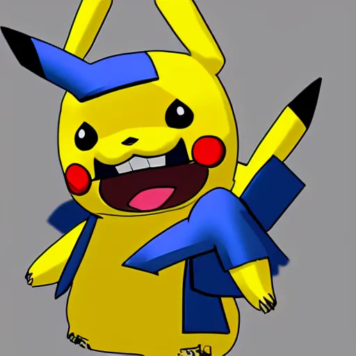 Image similar to pikachu as a scary animatronic in the game Five Nights at Freddy’s