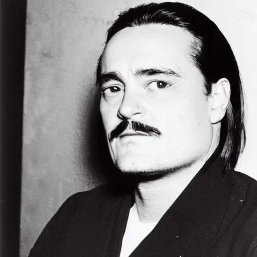Prompt: of mike patton without a mustache, profile photo, high quality