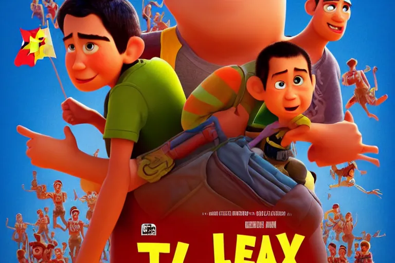 Image similar to pixar poster for the film alex the last boy in australia ; 8 k uhd ; very detailed, focused, colorful, antoine pierre mongin, trending on artstation ;