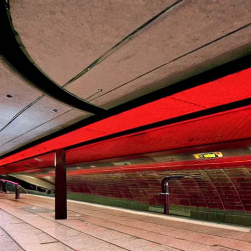 Prompt: martian subway station,