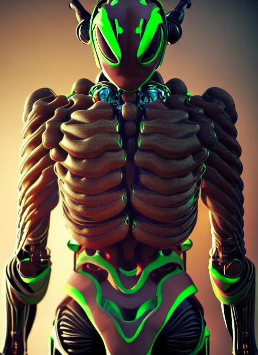 Image similar to kamen rider, human structure bee concept art, human anatomy, intricate detail, hyperrealistic art and illustration by irakli nadar and alexandre ferra, unreal 5 engine highlly render, global illumination