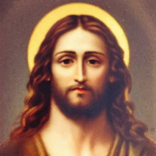 Image similar to a photograph of jesus