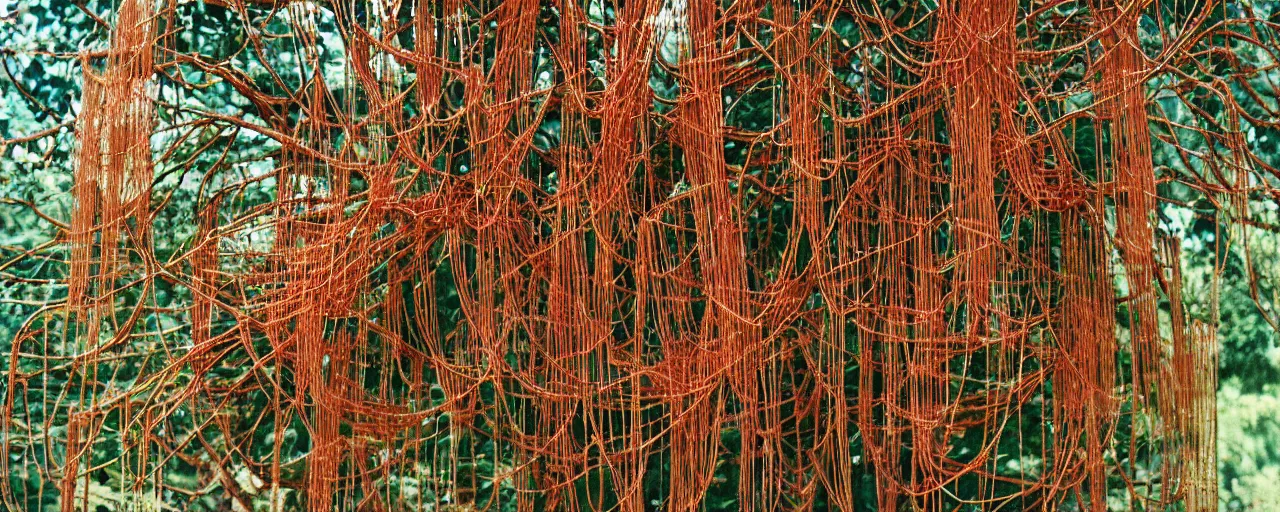 Prompt: a spaghetti tree, fine detail, canon 5 0 mm, in the style wes anderson, kodachrome, retro