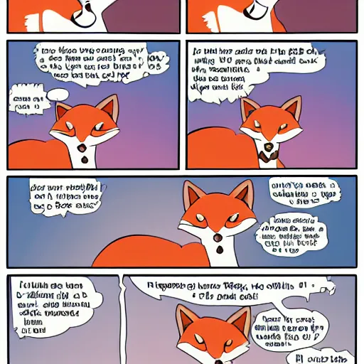 Prompt: Foxes in Love comic