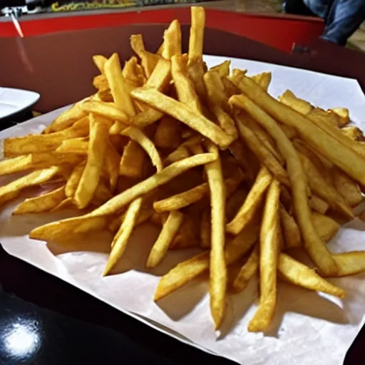 Image similar to a mountain of frensch fries