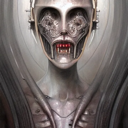 Prompt: detailed portrait of a scifi gadget, interior, hr giger ornaments and greek architecture, artstation, bouguereau, beksinski, in africa, cinematic