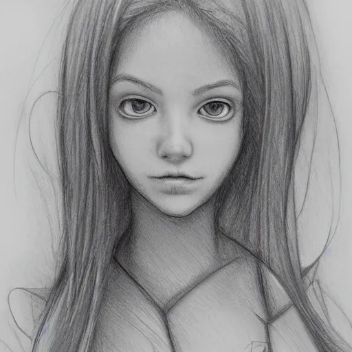 Prompt: a sketch drawing, she run away, photorealistic, by gabo mendoza, trending on artstation