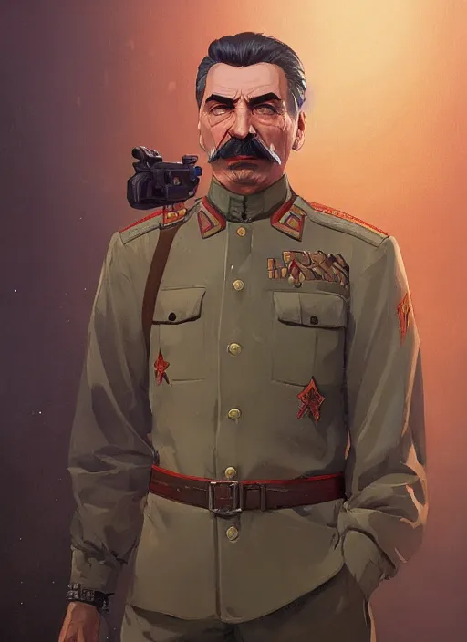 Prompt: highly detailed portrait joseph stalin in gta v, stephen bliss, unreal engine, fantasy art by greg rutkowski, loish, rhads, ferdinand knab, makoto shinkai and lois van baarle, ilya kuvshinov, rossdraws, tom bagshaw, global illumination, radiant light, detailed and intricate environment