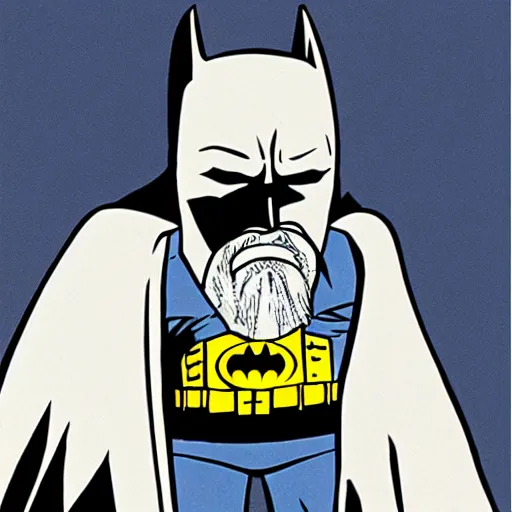Prompt: Batman as Willy Nelson