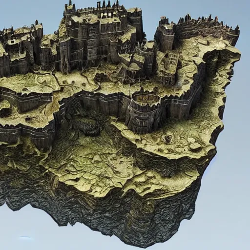 Image similar to the miniature 3d map for Game of Thrones, highly detailed, very detailed, 4k