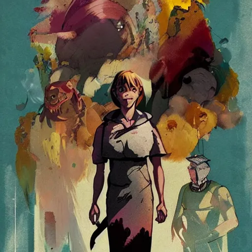 Prompt: poster for a film animation called brazil, 8 k, hd, dustin nguyen, akihiko yoshida, greg tocchini, greg rutkowski, cliff chiang