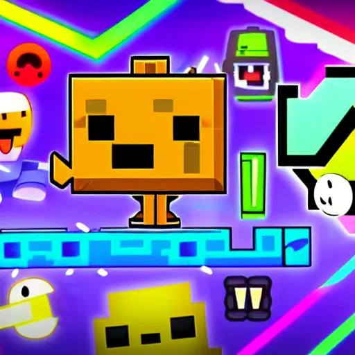 Image similar to geometry dash 2. 3 new game mode