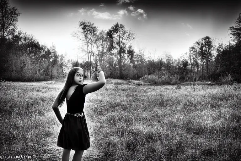 Prompt: girl, fantasy, black and white, ultra realistic!!!, hdr, clear weather, golden hour, sharp focus