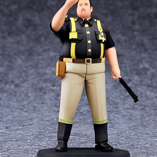 Image similar to figma of paul blart : mall cop