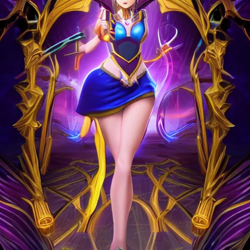 Prompt: beautiful dark magician girl, full body, mystical, ultra detailed, 8 k