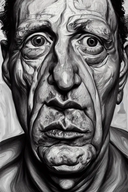 Prompt: a high-angle close up portrait a very ordinary person, facing front, by Lucian Freud and Jenny Saville, oil painting, anatomically correct, beautiful perfect face, sharp focus, Highly Detailed, Cinematic Lighting, 8k, HD