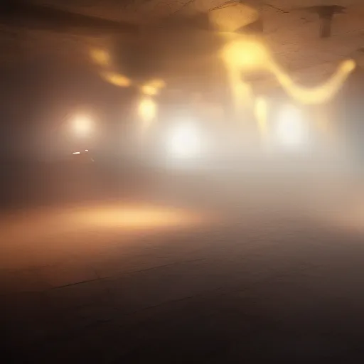 Image similar to detailed 3d photorealistic render of visual representation of information as a physical phenomena. volumetric lighting, subsurface scattering, caustics, mist, mystical, light transport simulation, smoke, particles simulation