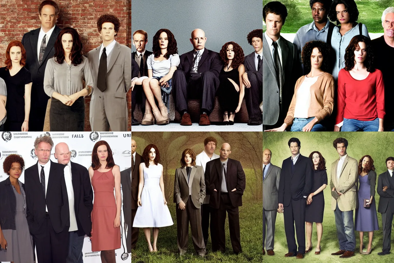 Prompt: cast of six feet under, hyperrealistic