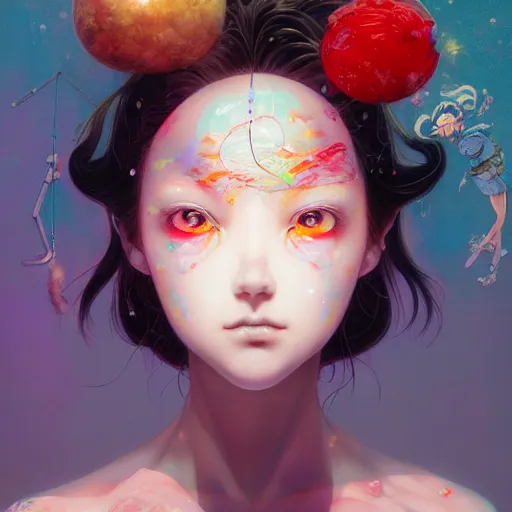 Image similar to prompt : portrait soft light painted by james jean and katsuhiro otomo, magical eyes, inspired by sailor moon anime, smooth face feature, intricate oil painting, high detail, sharp high detail, manga and anime