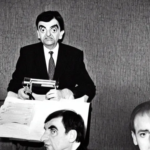 Image similar to Archival photo of Mr Bean defecting to the Soviets