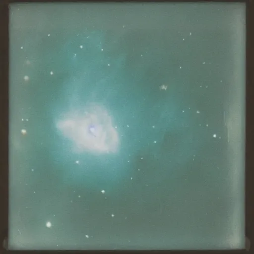 Image similar to experimental astrophotography nebula pickled dyed pickled warmed polaroid