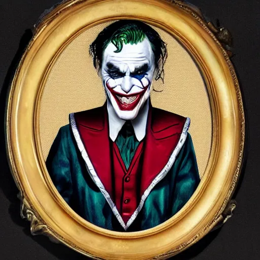 Image similar to professional portrait of the joker wearing a imperial roman soldier uniform, 8 k, very detailed, very intricate,